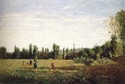 Camille Pissarro Outlook fields France oil painting artist